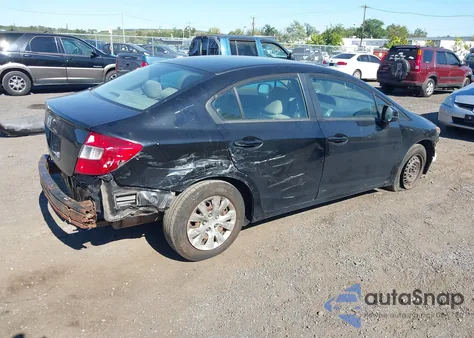 2012 Honda Civic Lx from USA, damaged, VIN 19XFB2F52CE330219